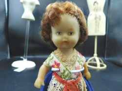 europe rubber doll blue a